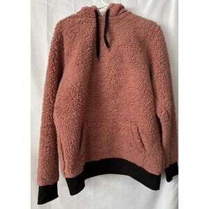 FIVE BY FIVE MASTERPIECE Women's  Sherpa Fleece‎ Hoodie Jacket Small
